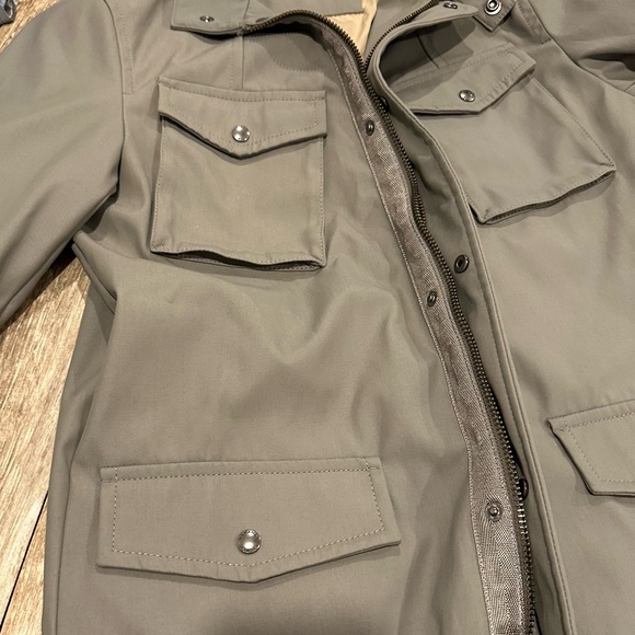 Banana Republic Grey/Green/Beige Unisex Jacket/Coat - Picture 5 of 12